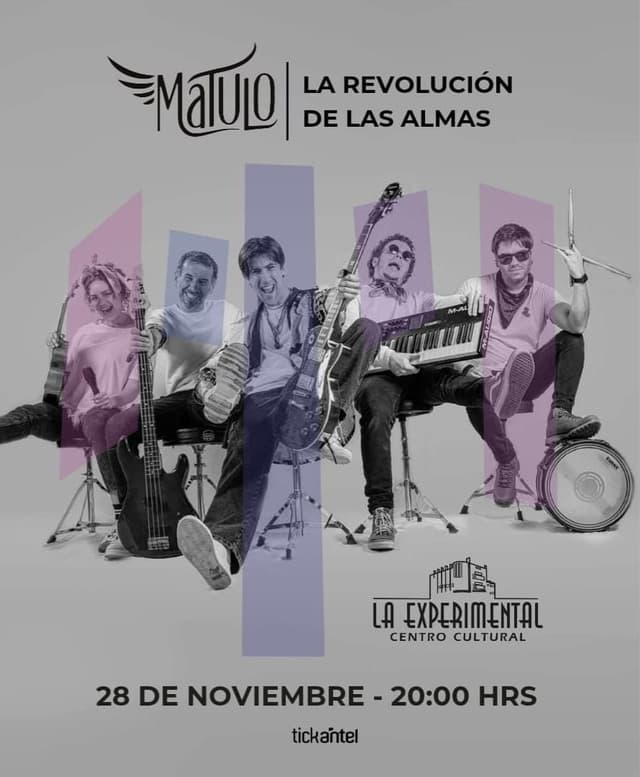 Flyer del show La revolución de las almas